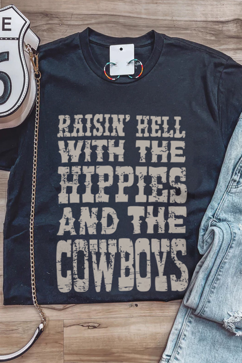 : Raisin' Hell With Hippies And Cowboys Tie Dye Peace Raglan  Baseball Tee : Clothing, Shoes & Jewelry